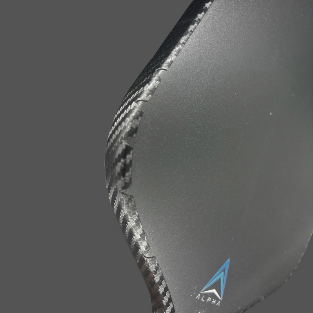 Alpha Pickleball Paddle Edge Tape 23mm Carbon Design (Full length)