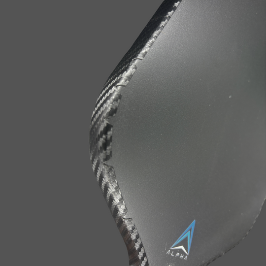 Alpha Pickleball Paddle Edge Tape 23mm Carbon Design (Full length)