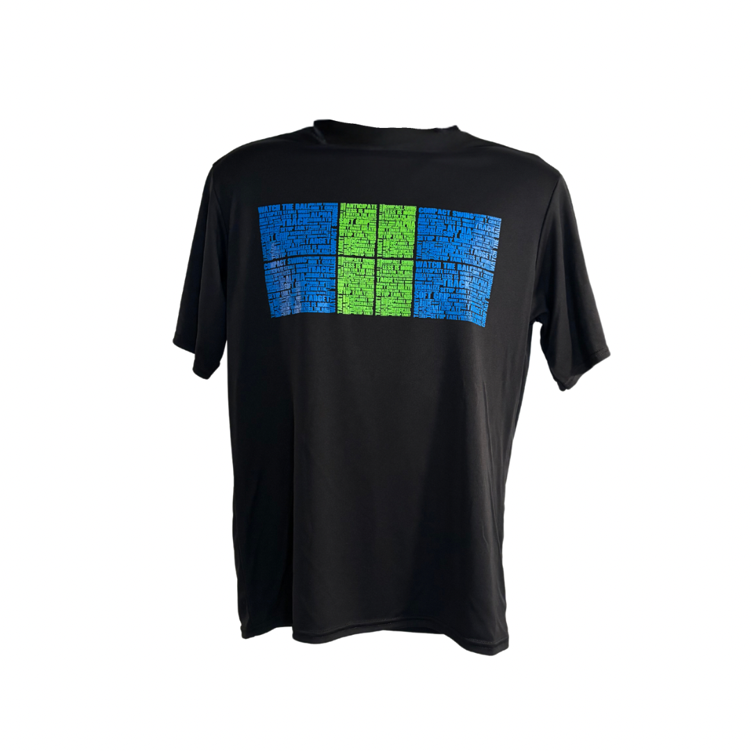 Alpha Men’s Dri-fit Pickleball Court T-Shirt