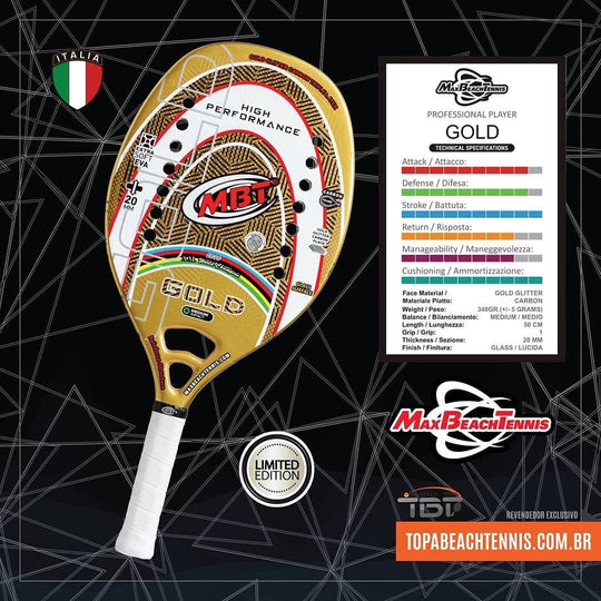 Gold Limited Edition - Alpha Beach Tennis