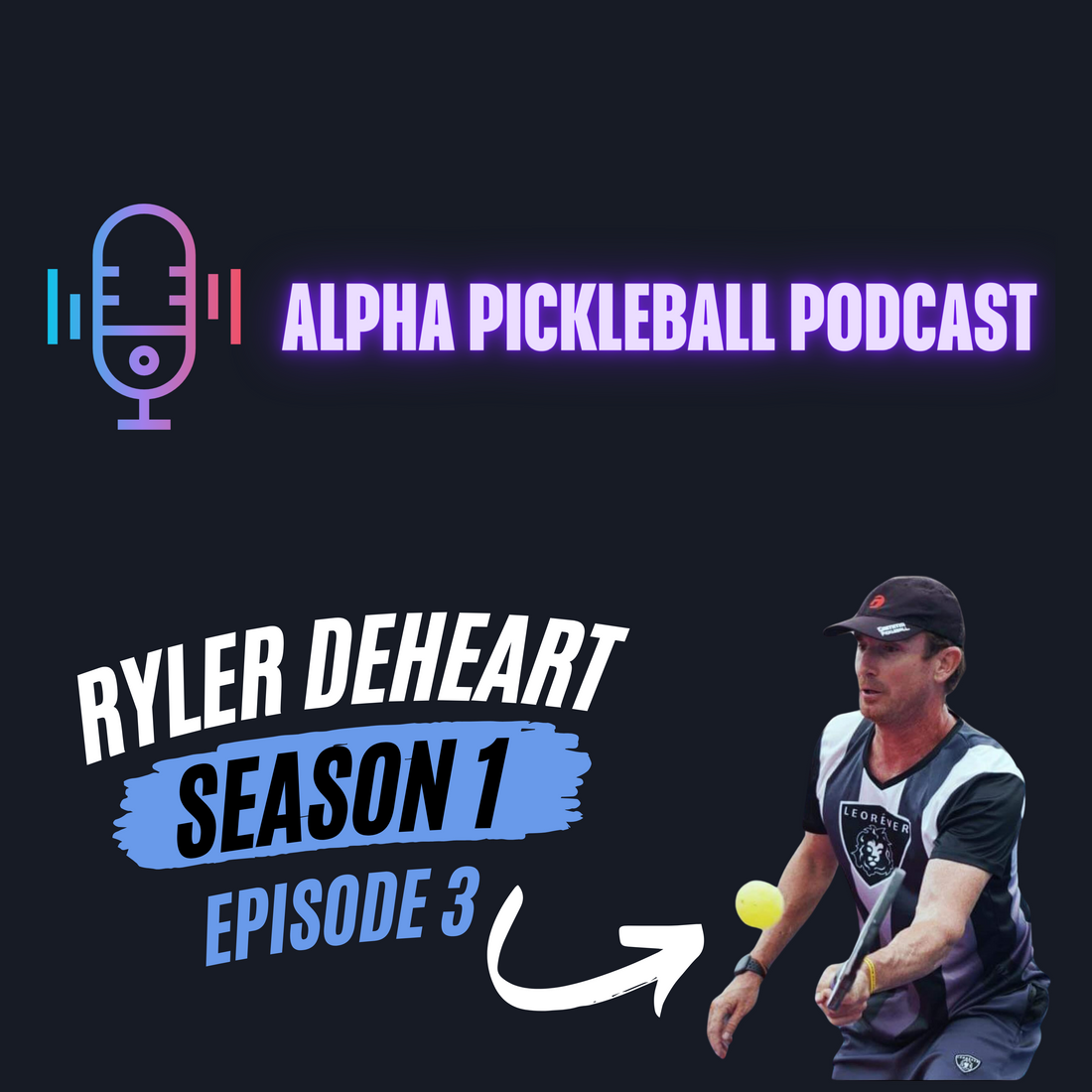 Alpha Pickleball Podcast Season 1 Episode 3 (Ryler Deheart Pro Pickleball Player)