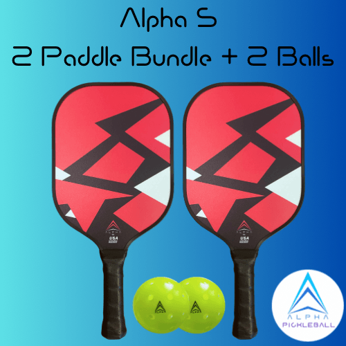 Alpha S 2 Pickleball Paddle Bundle