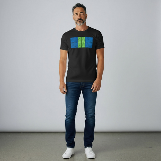 Alpha Men’s Dri-fit Pickleball Court T-Shirt