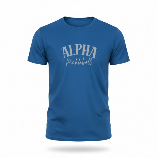 Alpha Pickleball Soft Cotton Logo Tee