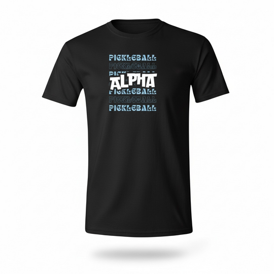 Alpha Pickleball Soft Cotton Logo Tee