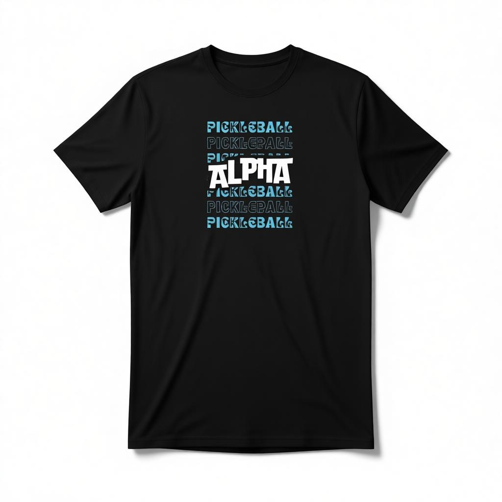 Alpha Pickleball Soft Cotton Logo Tee