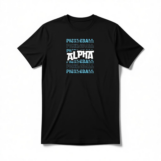 Alpha Pickleball Soft Cotton Logo Tee