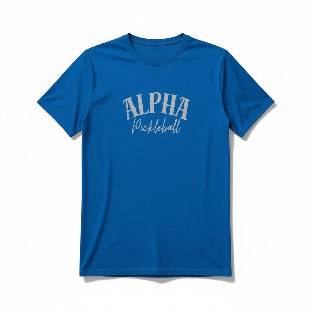 Alpha Pickleball Soft Cotton Logo Tee