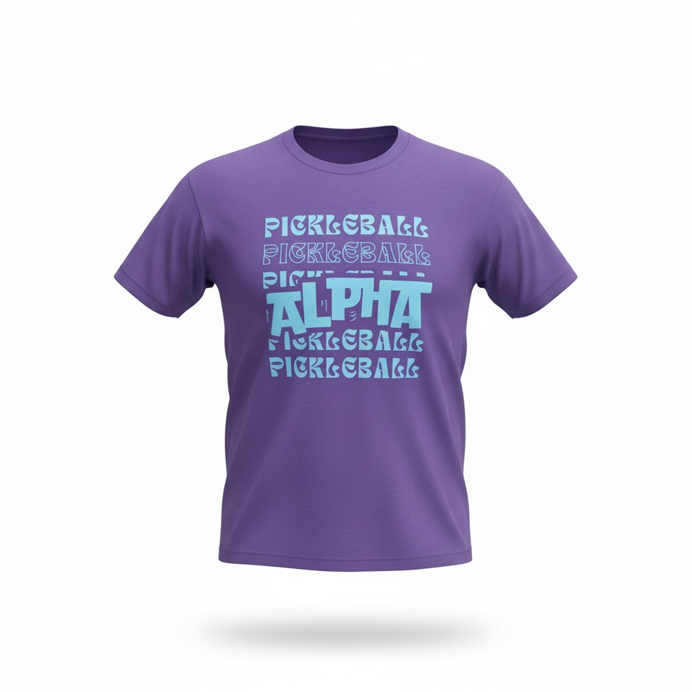Alpha Pickleball Soft Cotton Logo Tee