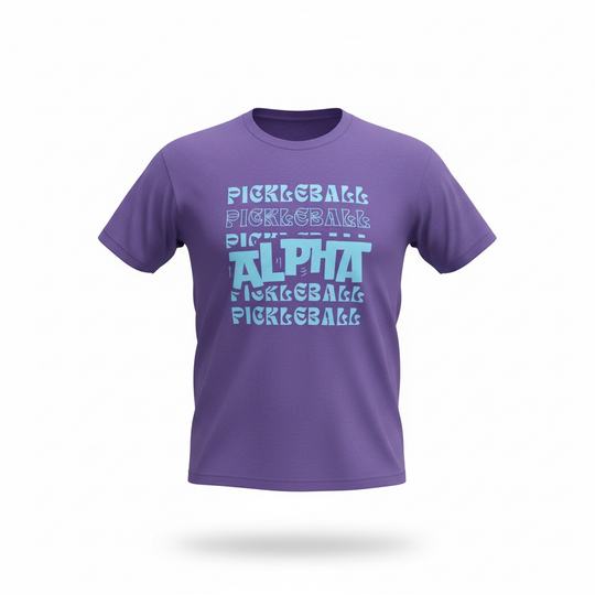 Alpha Pickleball Soft Cotton Logo Tee