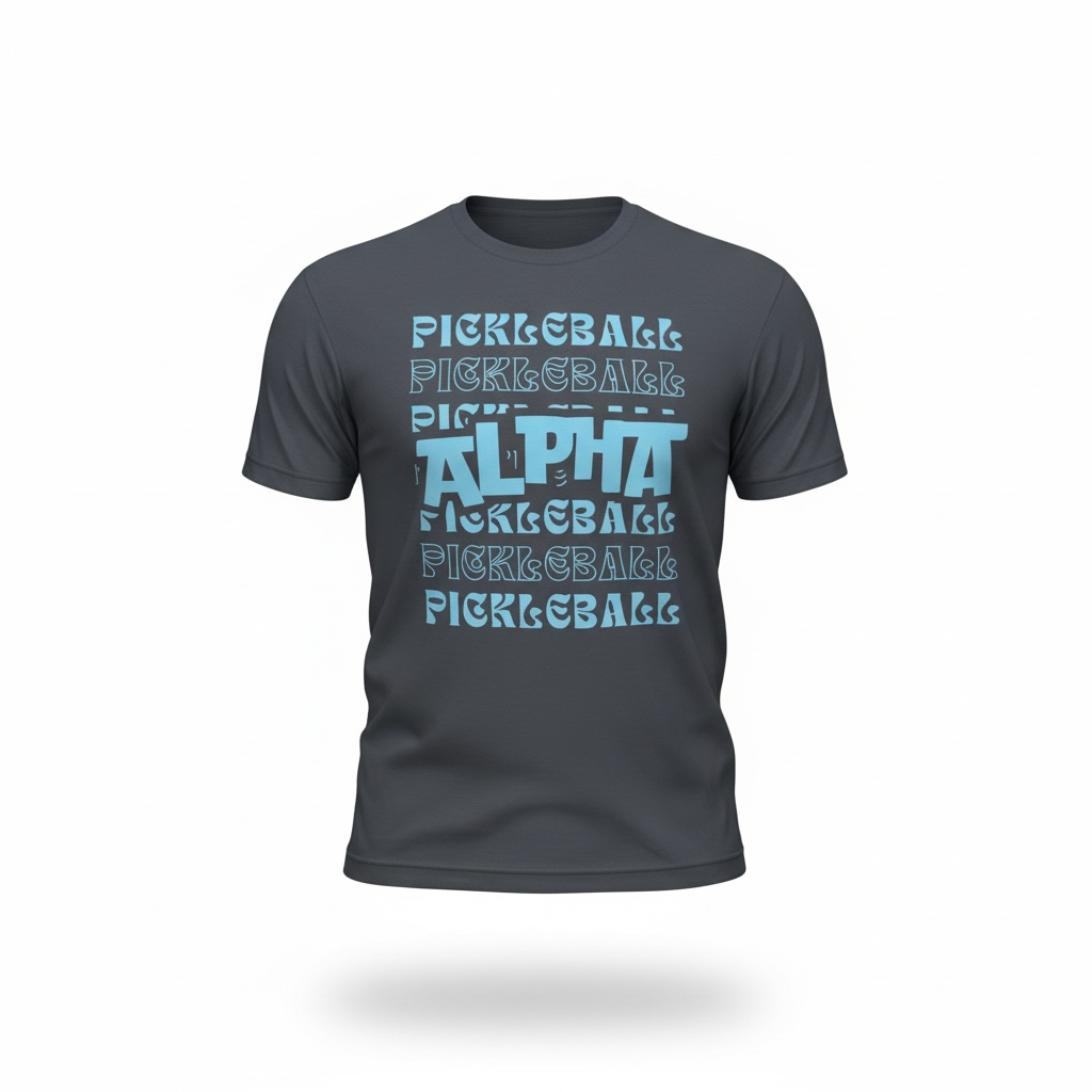 Alpha Pickleball Soft Cotton Logo Tee