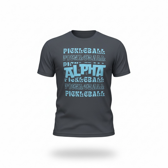 Alpha Pickleball Soft Cotton Logo Tee