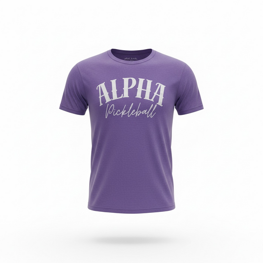 Alpha Pickleball Soft Cotton Logo Tee