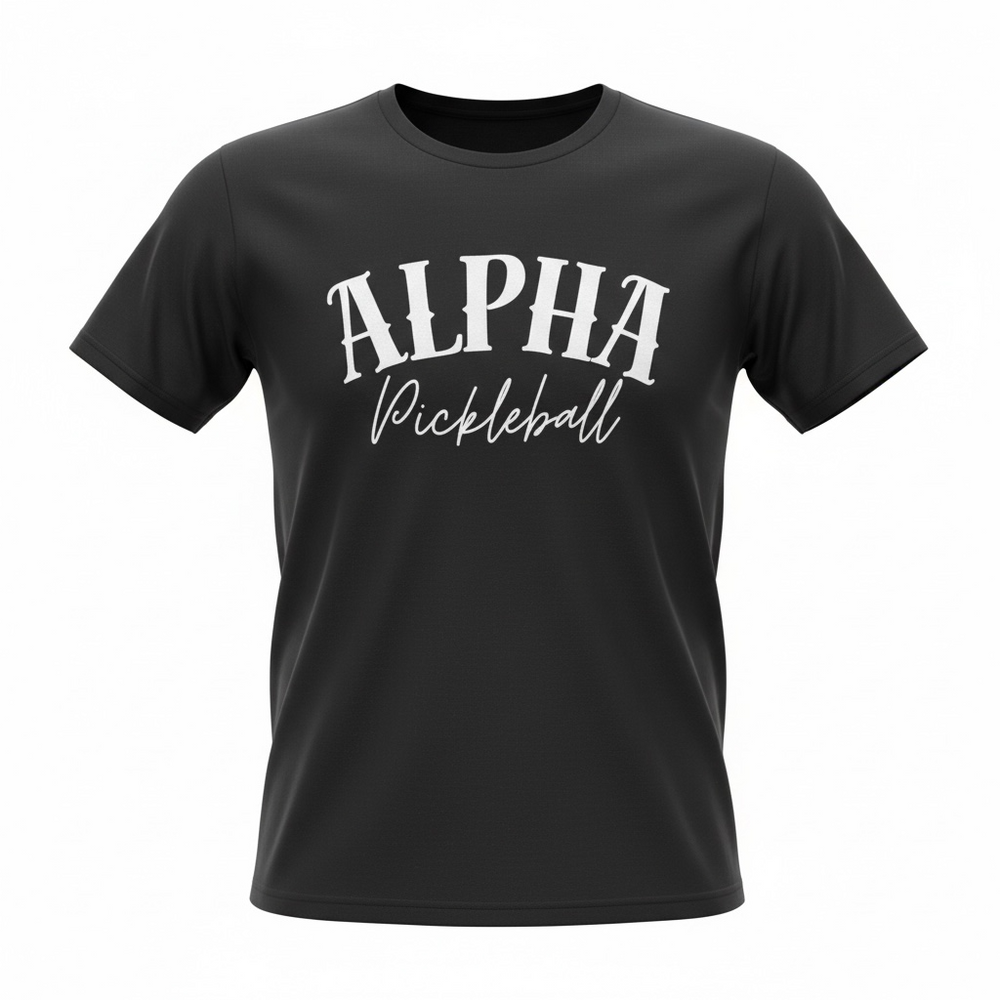 Alpha Pickleball Soft Cotton Logo Tee