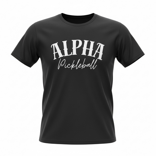 Alpha Pickleball Soft Cotton Logo Tee
