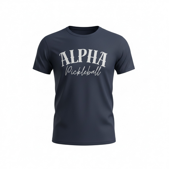 Alpha Pickleball Soft Cotton Logo Tee