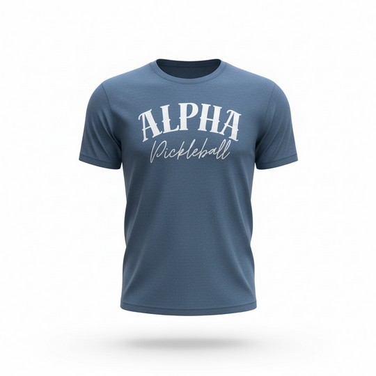 Alpha Pickleball Soft Cotton Logo Tee