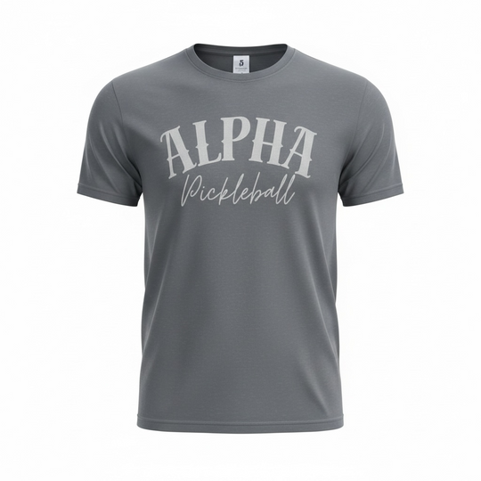 Alpha Pickleball Soft Cotton Logo Tee